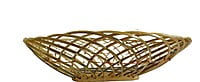 Handmade Oval shaped Fruit basket made of bamboo || for home decor and keeping fruits