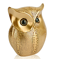 Eelika Golden Owl Showpiece for Home Decor – 15 cm – Resin Eelika Golden Owl Showpiece for Home Decor – 15 cm – Resin