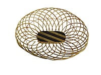 Handmade Oval shaped Fruit basket made of bamboo || for home decor and keeping fruits