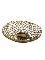 Handmade Round shaped Fruit basket made of bamboo || for home decor and keeping fruits Handmade Round shaped Fruit basket made of bamboo || for home decor and keeping fruits