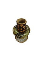Handmade Beautiful Oval Shaped Flower Pot made of Bamboo || Flower vase || Home Decor || for Home and Office
