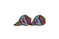 EELIKA Conch / Shankh handpainted Lord Jagannath Art || For Puja || home decor || gift for friends and family || set of 2 (Conch-4)