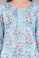 Floral Cotton Salwar Kameez with Dupatta, 3-Piece Traditional Indian Dress Set Floral Cotton Salwar Kameez with Dupatta, 3-Piece Traditional Indian Dress Set