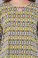 Women's Printed Co-ord Set with Tunic and Pants, Multicoloured Women's Printed Co-ord Set with Tunic and Pants, Multicoloured