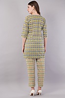 Women's Printed Co-ord Set with Tunic and Pants, Multicoloured Women's Printed Co-ord Set with Tunic and Pants, Multicoloured