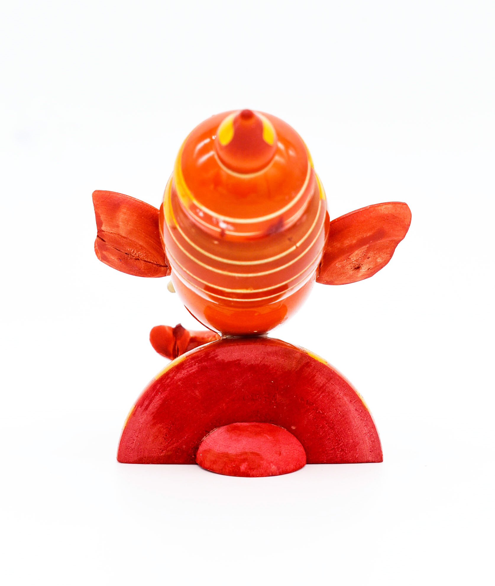 Handcrafted Indian Car Dashboard Ganesh Figurine with Jagannath Hanging Ornament on Beetle nut, multicolored Handcrafted Indian Car Dashboard Ganesh Figurine with Jagannath Hanging Ornament on Beetle nut, multicolored