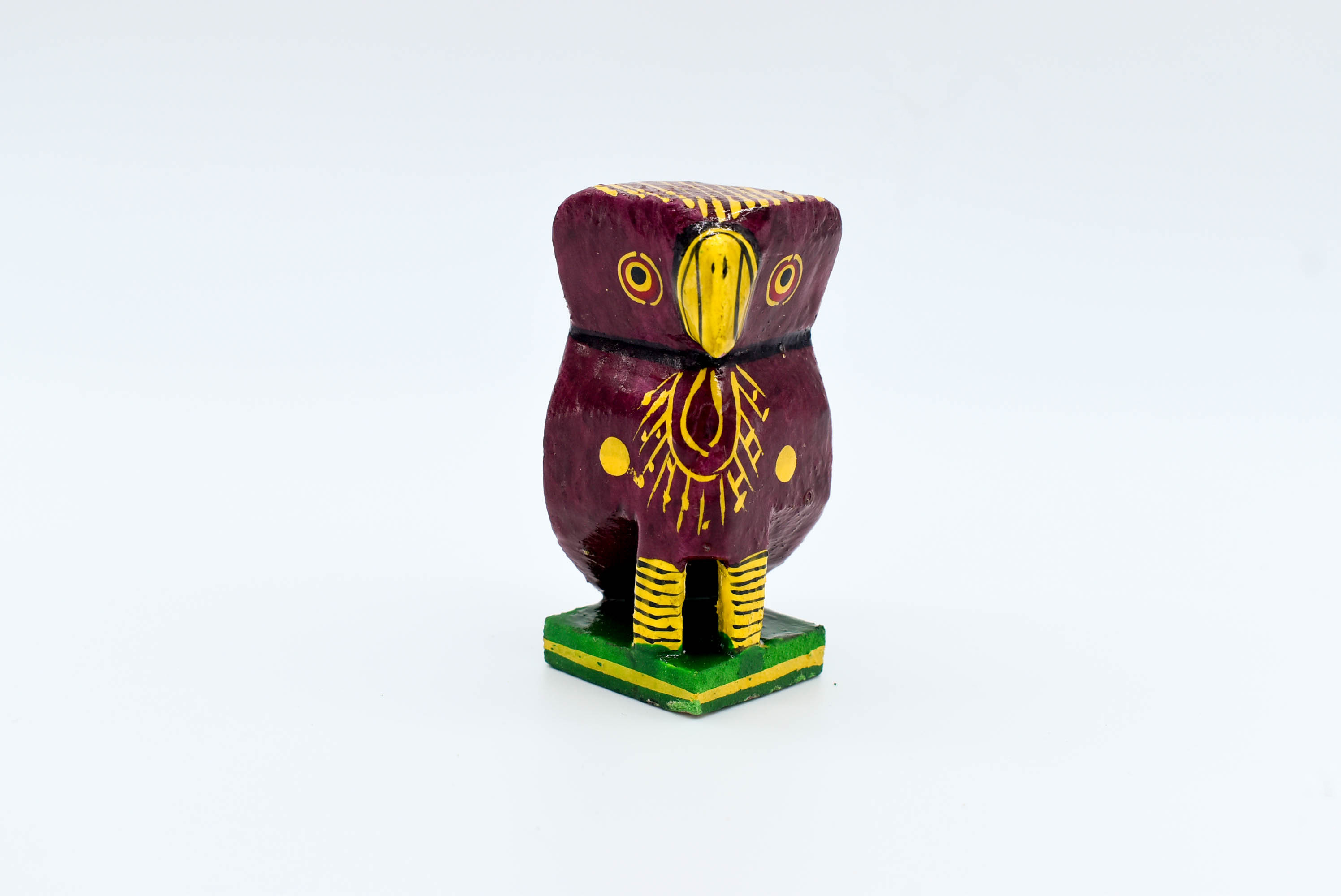 Handcrafted Wooden Owl Family Figurines, Set of 5, Multicoloured, 9 cm to 4 cm Height Handcrafted Wooden Owl Family Figurines, Set of 5, Multicoloured, 9 cm to 4 cm Height