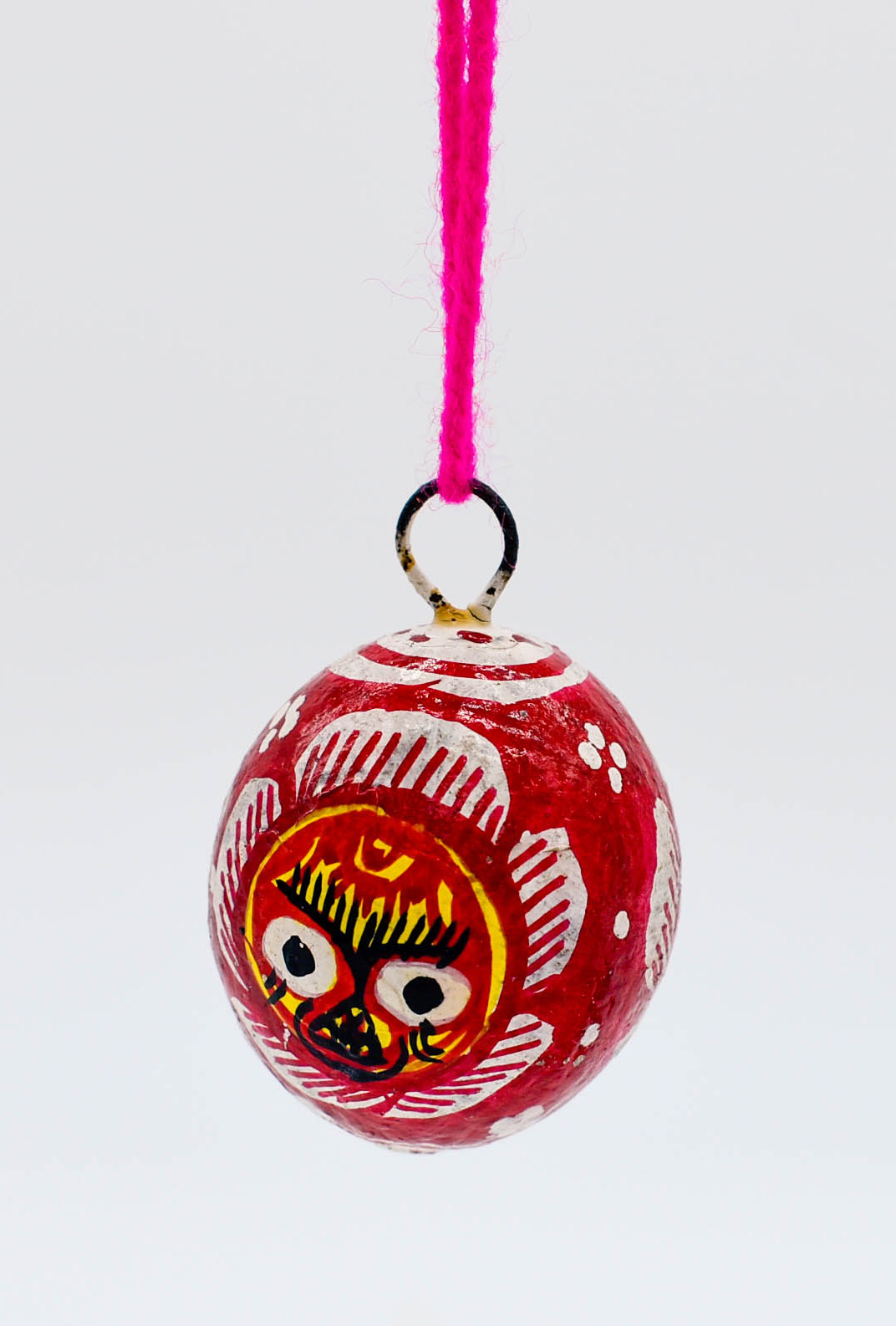 Lord Jagannath Wooden Car Dashboard Idol with Painted Betel Nut, 14 cm x 4 cm x 10.5 cm, Colourful Traditional Design Lord Jagannath Wooden Car Dashboard Idol with Painted Betel Nut, 14 cm x 4 cm x 10.5 cm, Colourful Traditional Design