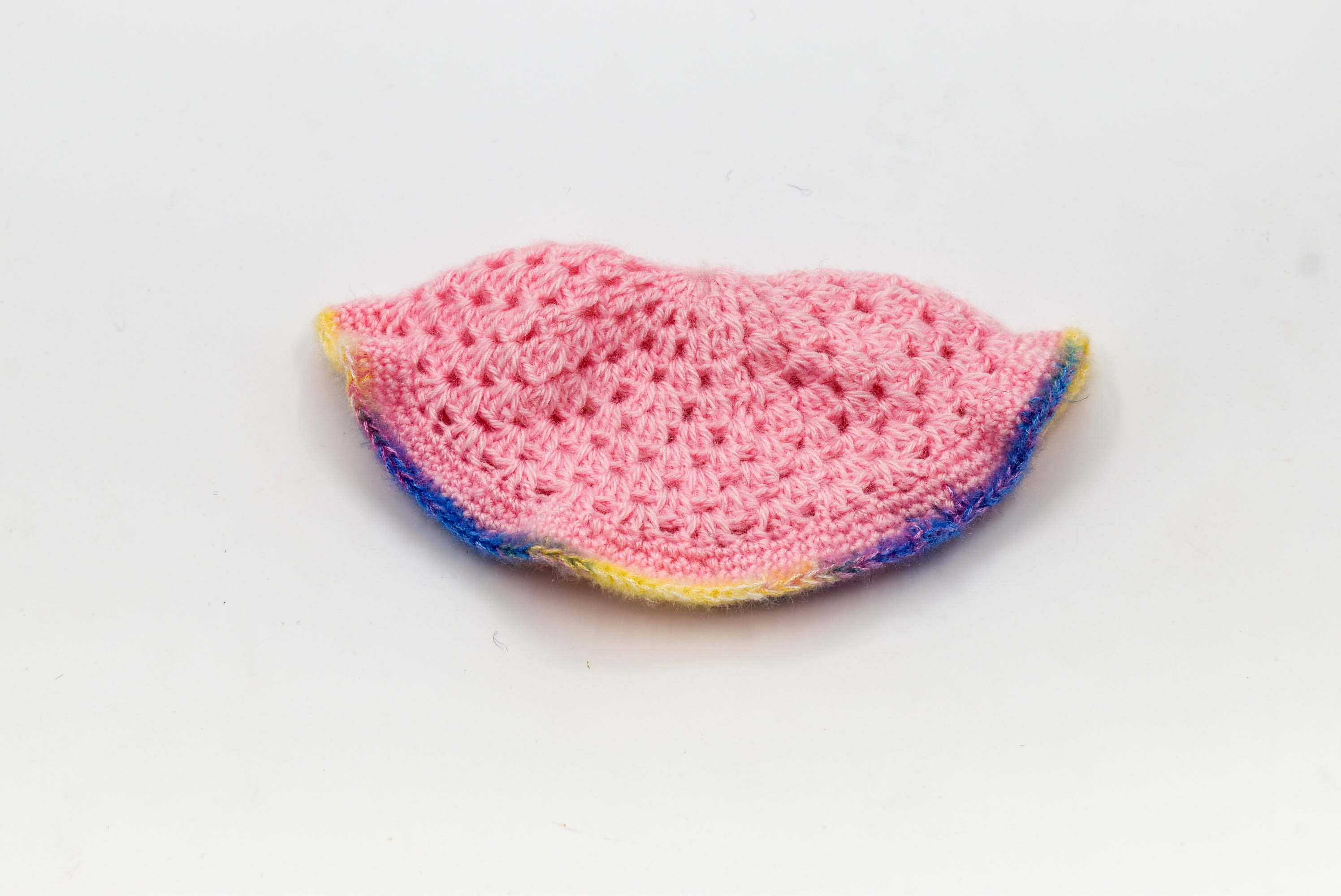 Handknitted Woolen Kids Poncho and Cap Set, Pink with Multicolor Pattern (6 Month - 1 Year) Handknitted Woolen Kids Poncho and Cap Set, Pink with Multicolor Pattern (6 Month - 1 Year)