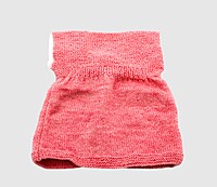 Handknitted Baby Sweater Set with Cap, Pink, 6-12 Months