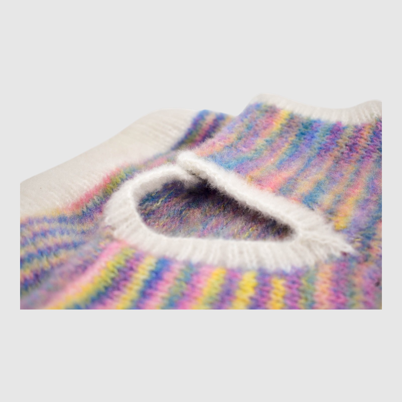 [6-12 Months] Handknitted Baby Sweater, Multi-Colour