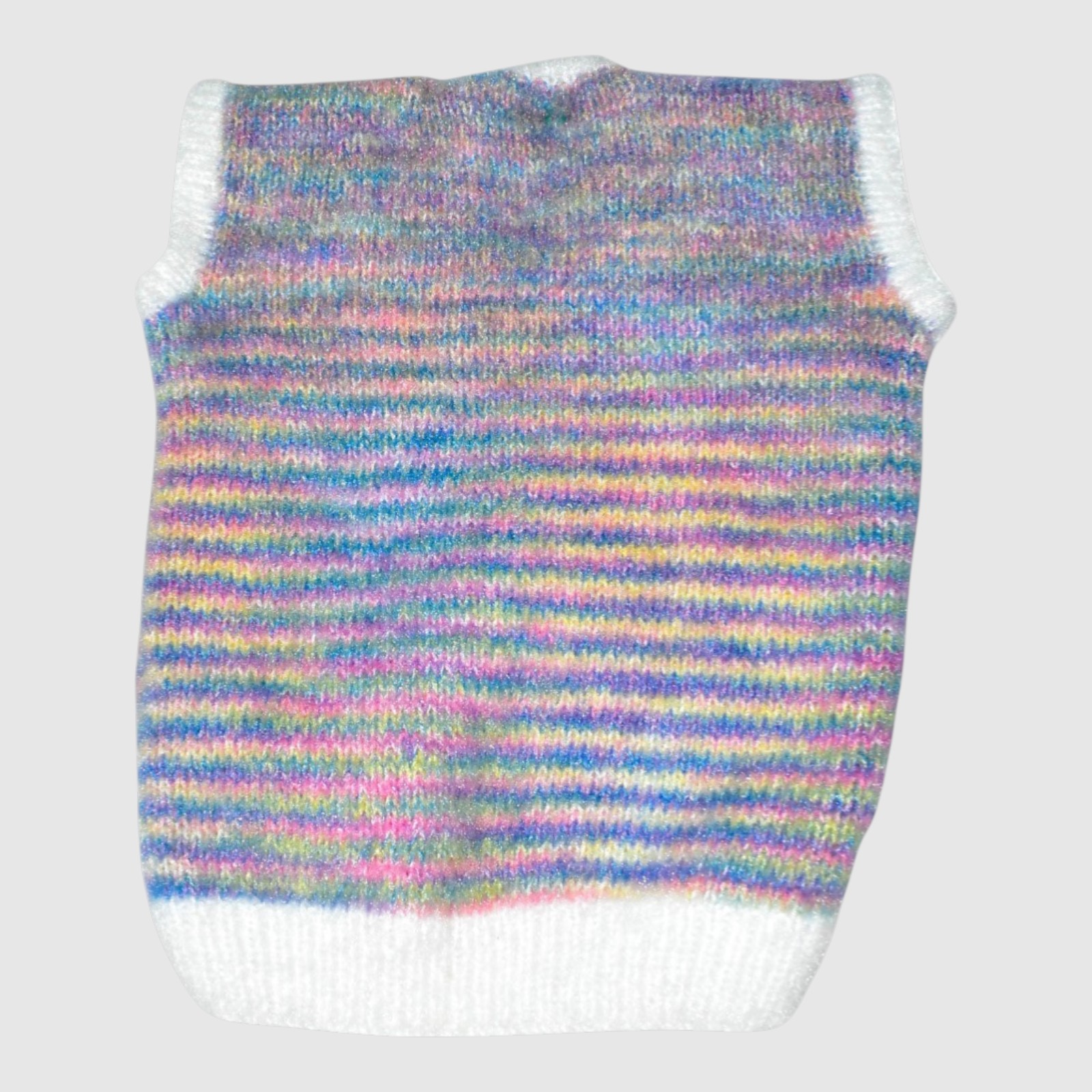 [6-12 Months] Handknitted Baby Sweater, Multi-Colour