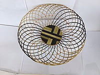 Handmade Round shaped Fruit basket made of bamboo || for home decor and keeping fruits || excellent finish and design Handmade Round shaped Fruit basket made of bamboo || for home decor and keeping fruits || excellent finish and design