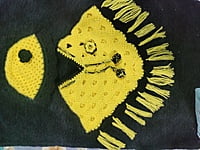 Handknitted Yellow and Black woolen poncho and cap for kids between 3 and 5 years || Beautiful Chrochet touch Handknitted Yellow and Black woolen poncho and cap for kids between 3 and 5 years || Beautiful Chrochet touch