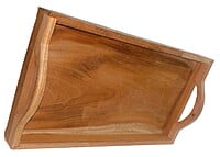 Wooden Natural tray with handle for serving snacks, breakfast, tea, coffee and toast || Home and Kitchen || 15 inches * 9 inches Wooden Natural tray with handle for serving snacks, breakfast, tea, coffee and toast || Home and Kitchen || 15 inches * 9 inches