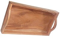 Wooden Natural tray with handle for serving snacks, breakfast, tea, coffee and toast || Home and Kitchen || 15 inches * 9 inches Wooden Natural tray with handle for serving snacks, breakfast, tea, coffee and toast || Home and Kitchen || 15 inches * 9 inches