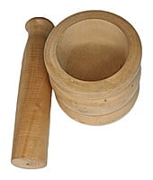 Wooden Natural Okhali and musal for spice mixing || crushing ginger garlic || kitchen Khalbatta || 4.5 inches * 4 inches Wooden Natural Okhali and musal for spice mixing || crushing ginger garlic || kitchen Khalbatta || 4.5 inches * 4 inches