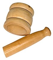 Wooden Natural Okhali and musal for spice mixing || crushing ginger garlic || kitchen Khalbatta || 4.5 inches * 4 inches Wooden Natural Okhali and musal for spice mixing || crushing ginger garlic || kitchen Khalbatta || 4.5 inches * 4 inches