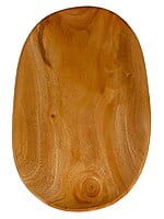 Wooden Natural oval tray for serving food, tea, coffee and toast || Home and Kitchen || 11 inches * 5 inches Wooden Natural oval tray for serving food, tea, coffee and toast || Home and Kitchen || 11 inches * 5 inches