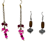 Set of 2 earrings. Set of 2 earrings.