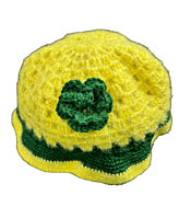 Handknitted Yellow and Green Woolen Poncho for kids (5 - 6 Years) || Winterwear || Sweater