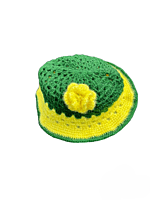 Handknitted green and yellow woolen poncho and cap for kids between 4 and 5 years || winterwear || beautiful design and excellent finish and amazing crotchet work Handknitted green and yellow woolen poncho and cap for kids between 4 and 5 years || winterwear || beautiful design and excellent finish and amazing crotchet work