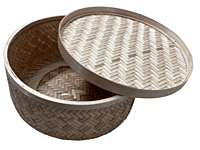 Eelika Handwoven Bamboo Utility Box with cover || excellent finish || for Dining room and kitchen || 25.5L * 25.5W * 13.5H Centimeters Eelika Handwoven Bamboo Utility Box with cover || excellent finish || for Dining room and kitchen || 25.5L * 25.5W * 13.5H Centimeters