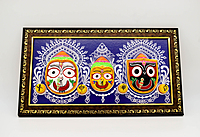 EELIKA Decorative Lord Jagannath Idol in Wooden Frame, 34 x 19 cm EELIKA Decorative Lord Jagannath Idol in Wooden Frame, 34 x 19 cm