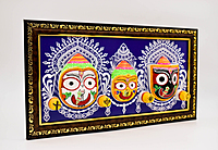 EELIKA Decorative Lord Jagannath Idol in Wooden Frame, 34 x 19 cm EELIKA Decorative Lord Jagannath Idol in Wooden Frame, 34 x 19 cm