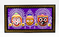 EELIKA Decorative Lord Jagannath Idol in Wooden Frame, 34 x 19 cm EELIKA Decorative Lord Jagannath Idol in Wooden Frame, 34 x 19 cm