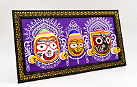 EELIKA Decorative Lord Jagannath Idol in Wooden Frame, 34 x 19 cm EELIKA Decorative Lord Jagannath Idol in Wooden Frame, 34 x 19 cm