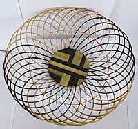 Handmade Round shaped Fruit basket made of bamboo || for home decor and keeping fruits || excellent finish and design Handmade Round shaped Fruit basket made of bamboo || for home decor and keeping fruits || excellent finish and design