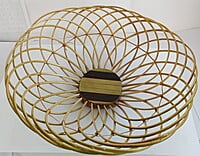 Handmade Round shaped Fruit basket made of bamboo || for home decor and keeping fruits Handmade Round shaped Fruit basket made of bamboo || for home decor and keeping fruits